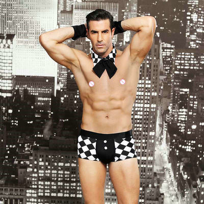 Prime Men'S Sexy Lingeries Floral Maid Costume Lingerie S-M European Style