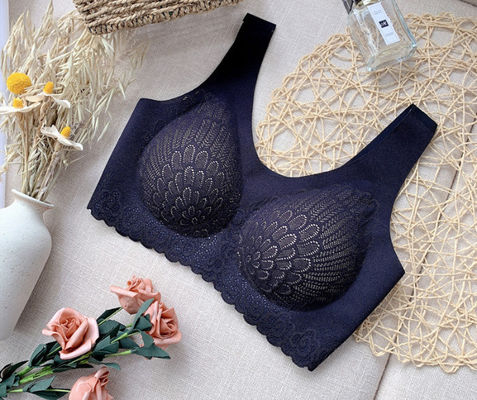 BH حمالات صدر نسائية كبيرة غير ملحومة 65 كجم XXL 85B 85C ملابس داخلية نسائية من الدانتيل