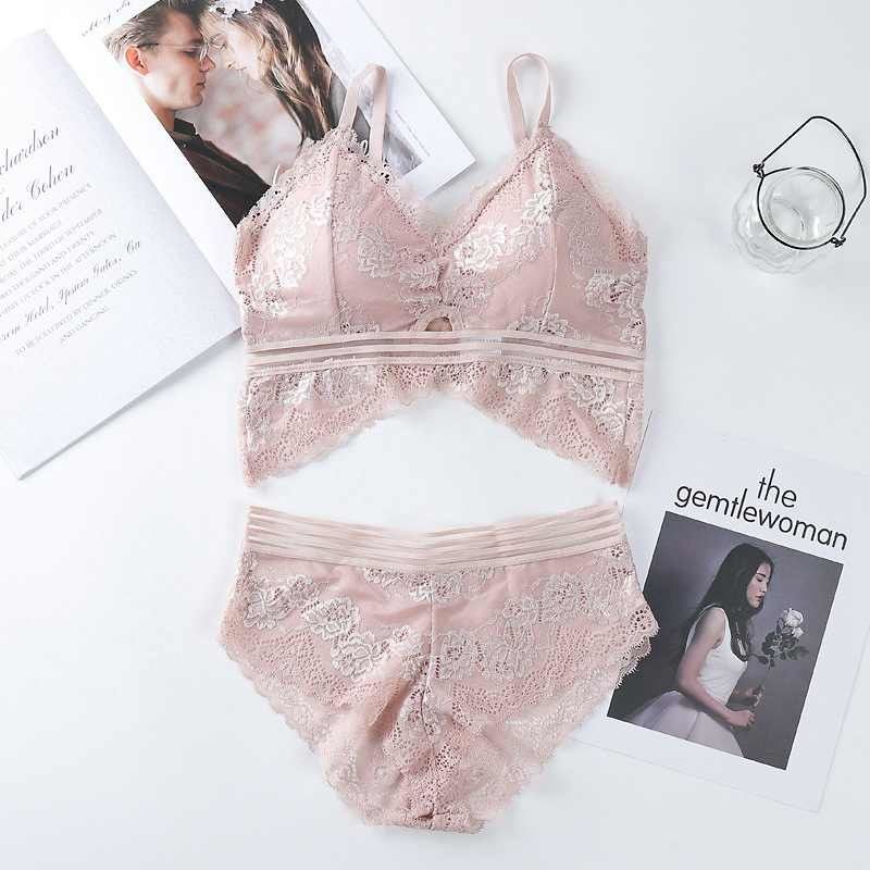 كبير الثدي الدانتيل انظر من خلال حمالات الصدر 65 كجم مريحة Bralette للحصول على تمثال نصفي كبير