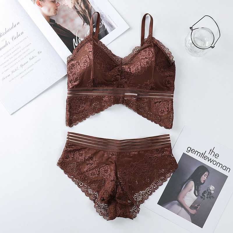 كبير الثدي الدانتيل انظر من خلال حمالات الصدر 65 كجم مريحة Bralette للحصول على تمثال نصفي كبير