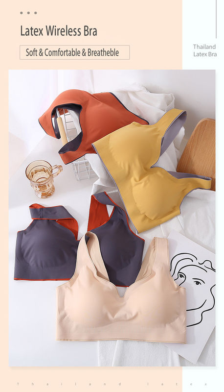 Nylon المرأة سلس الرياضة البرازيلي مريح عادي مصبوغ اللاتكس عودة الإغلاق