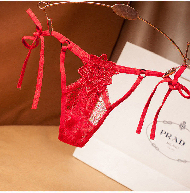 المنشعب G String السيدات سراويل داخلية التطريز نسائي مثير سراويل