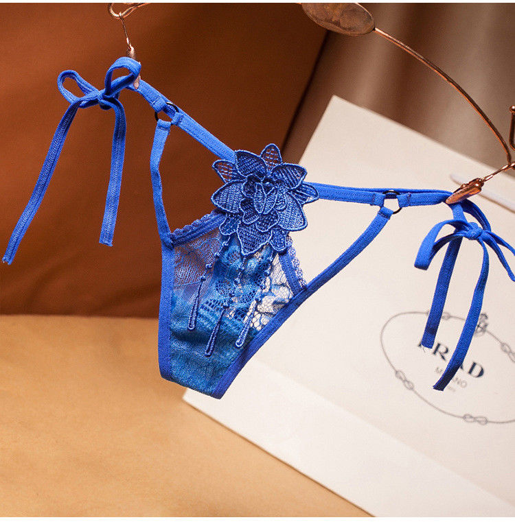 المنشعب G String السيدات سراويل داخلية التطريز نسائي مثير سراويل